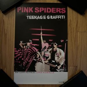THE PINK SPIDERS 11x17 "Teenage Graffiti" Double-Sided Promo Poster